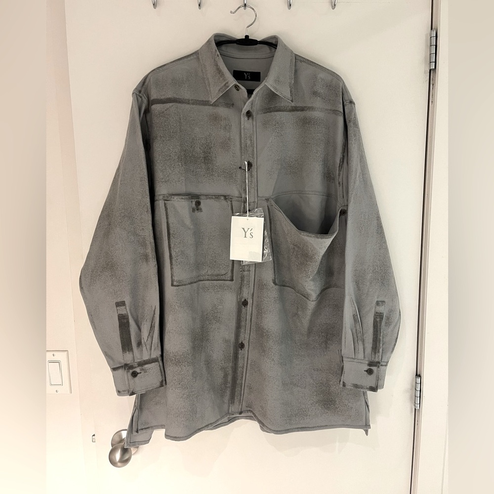 NWT Y’s Yohji Yamamoto Oversized Wool Shirt